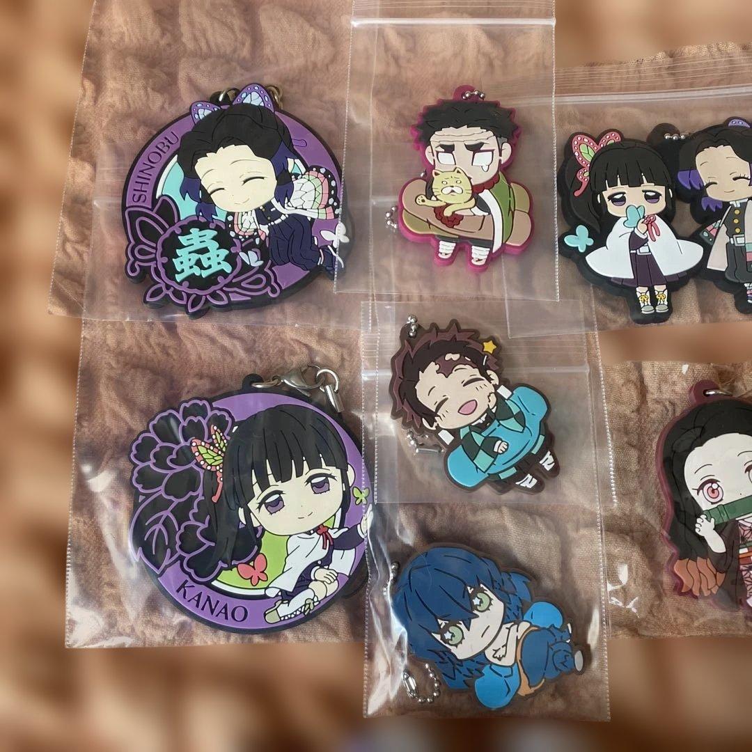 鬼滅の刃 ラバーキーホルダー マスコットキーホルダー まとめ売り