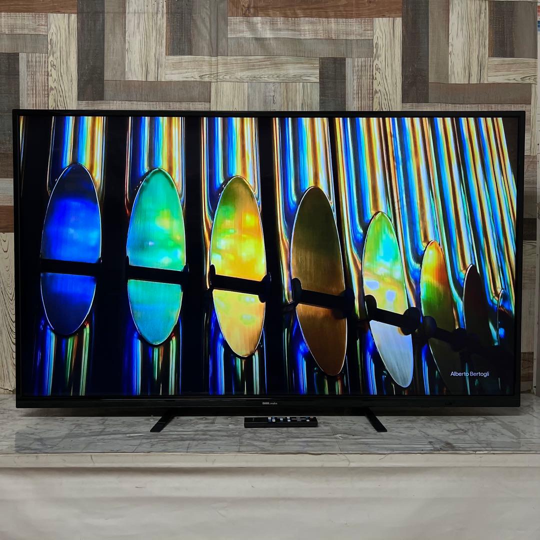 screaming666さん専用全国送料込DMM55V型4K液晶ディスプレイ