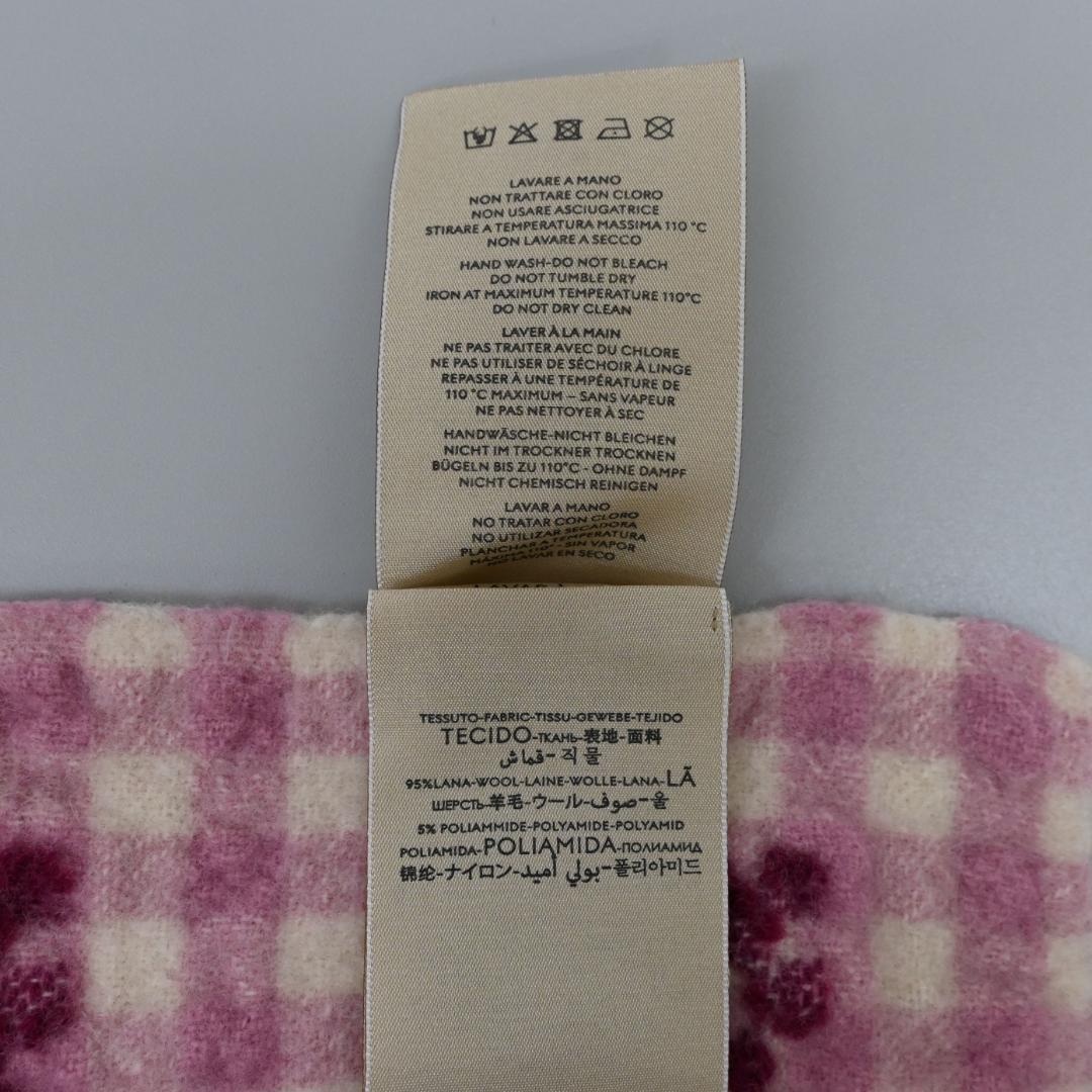 47277☆冬 GUCCI グッチ GG柄 ブランケット ひざ掛け ピンク