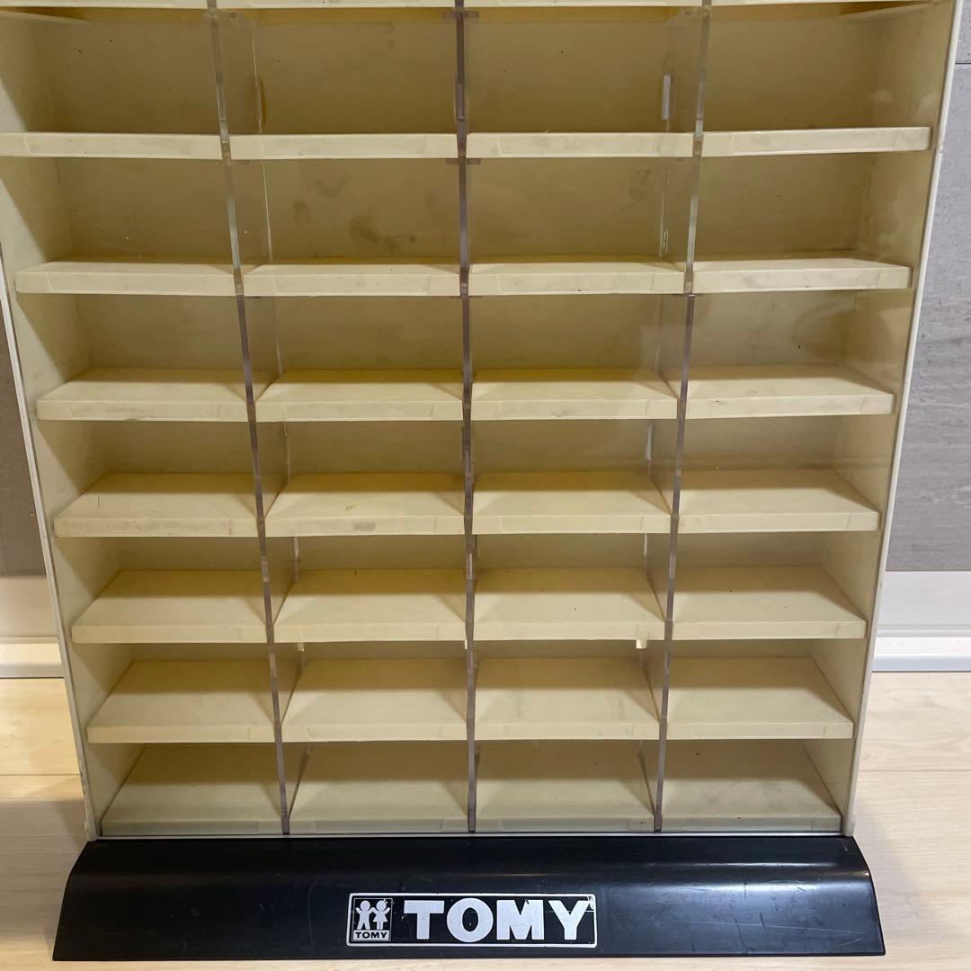 当時物 レア トミカ トミー 青版 ショーケース 40台分 ディスプレイ