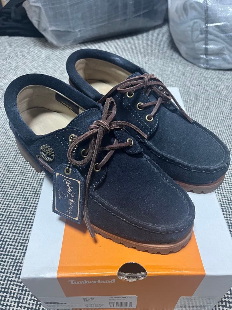 Timberland 3eye ネイビー 中古・古着通販】Timberland (ティンバーランド) 3eye Classic DB