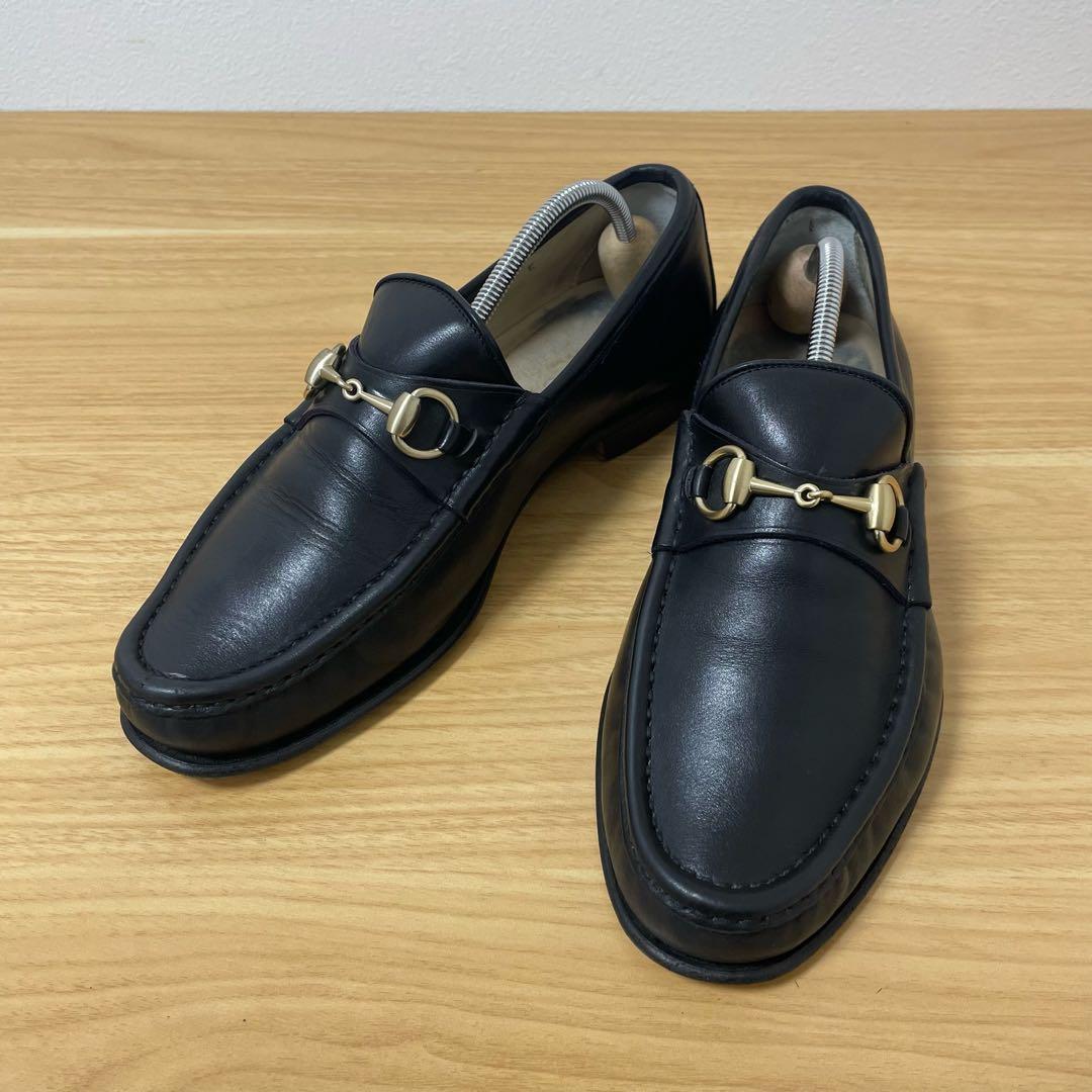 グッチ　ホースビットローファー　レザー　ブラック　110 0009/2 42E GUCCI(グッチ) / ホースビットローファー/ローファー/42/BLK/110 0009
