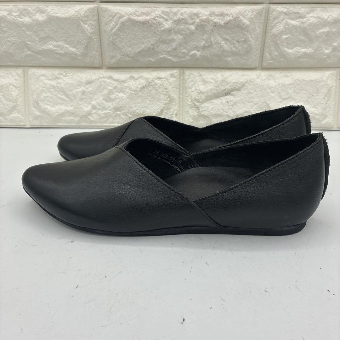 【美品】ユウコイマニシプラス IBUKI Vカット スリッポン 35 黒