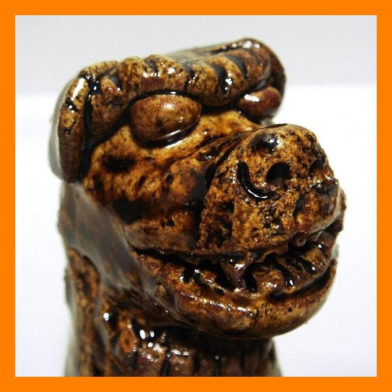 915『狛犬 獅子 阿吽一対』 /骨董品 古美術 アンティーク 古玩 - メルカリ