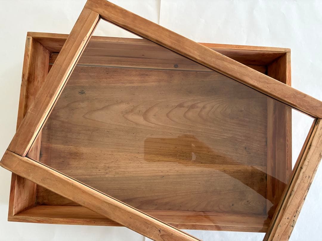 木製ガラス蓋付きボックス アンティーク 表参道のpejite青山で購入