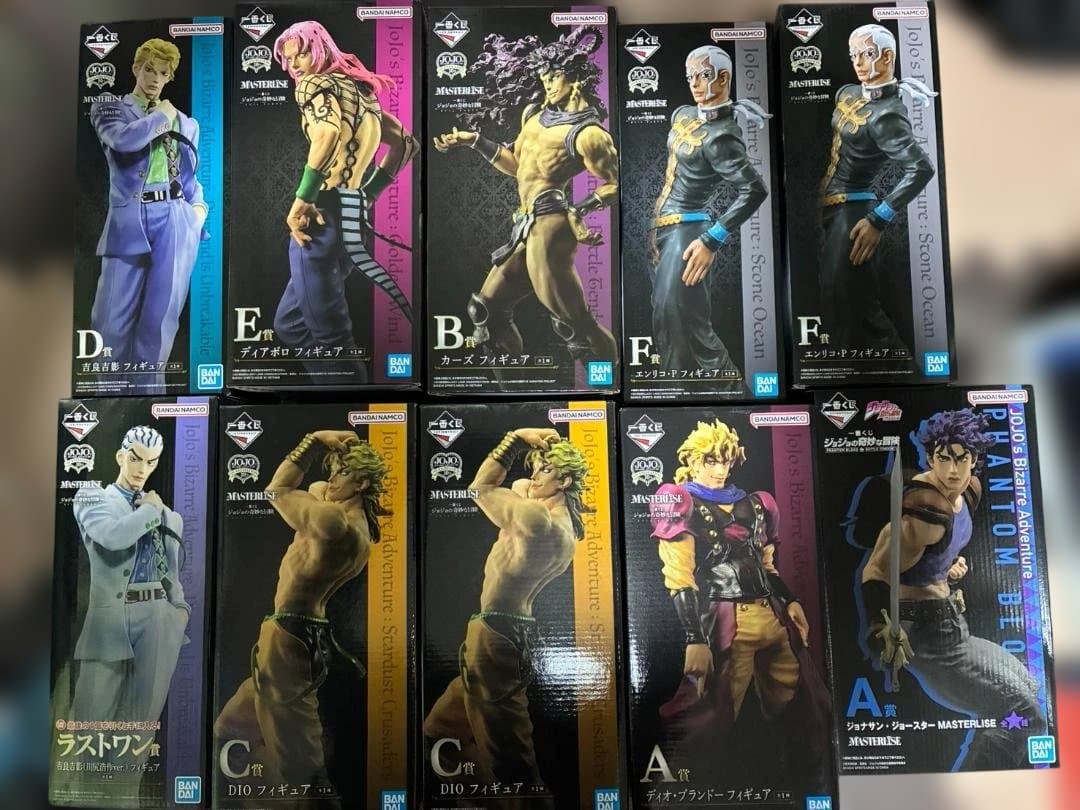 ジョジョの奇妙な冒険 フィギュア 10体セット　未開封 一番くじ ジョジョの奇妙な冒険 ジョセフジョースター カーズ