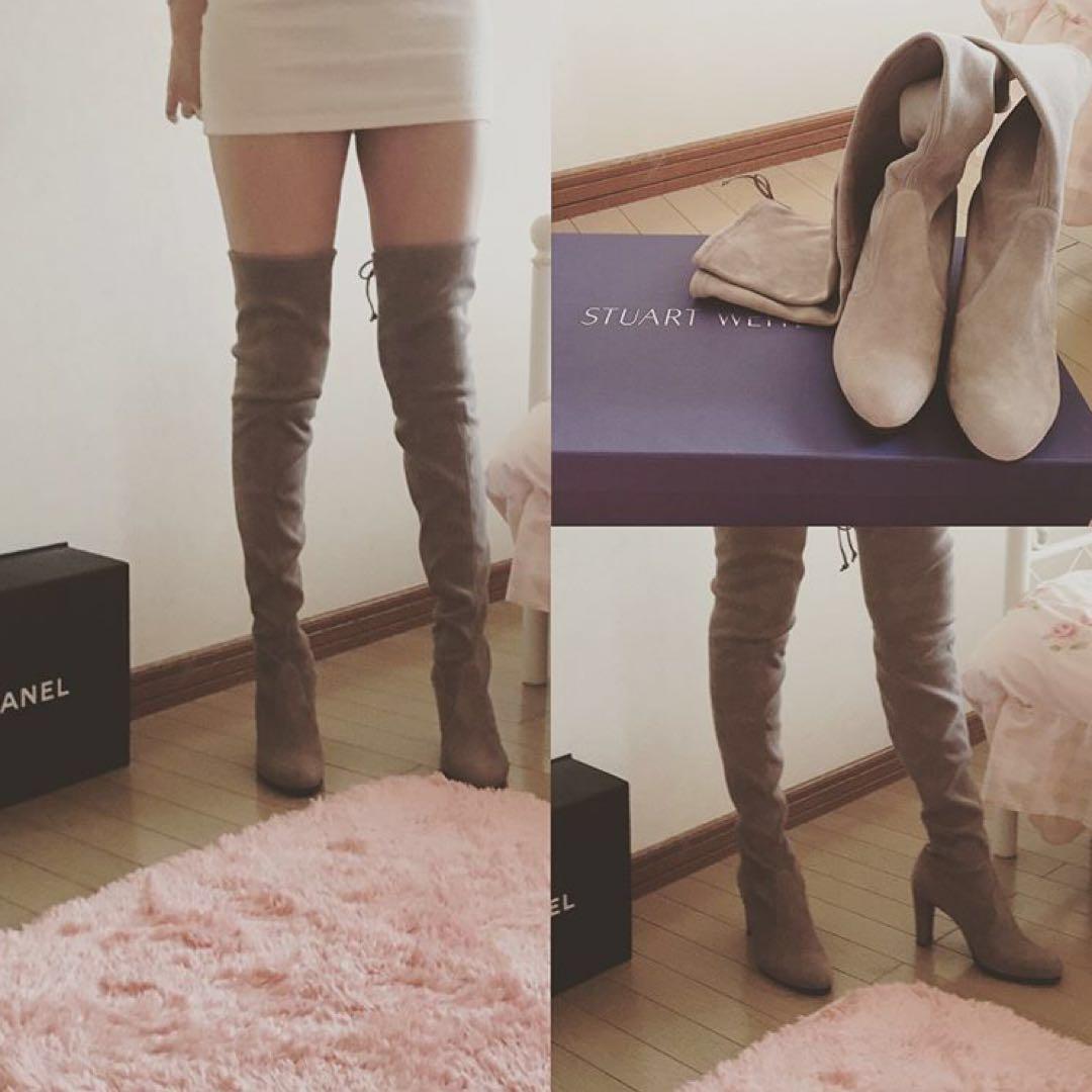 lovelance様 Stuart Weitzman ニーハイブーツ 24.5 lovelance様 Stuart Weitzman ニーハイブーツ 24.5 - メルカリ