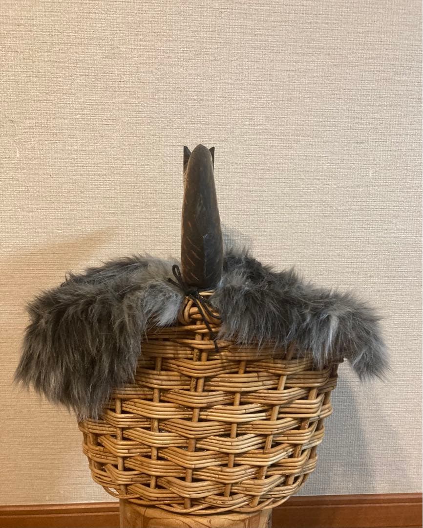 新品KIYATA 動物バスケット かごバッグ キヤタの通販はau PAY