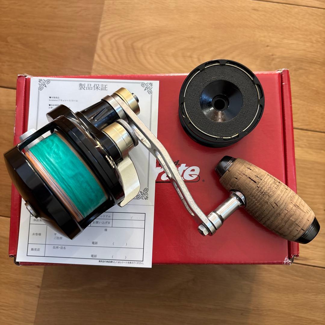 アキュレートBV2 500N Amazon | バリアント2-500N-シルバー×ブルー | Accurate | ベイトリール