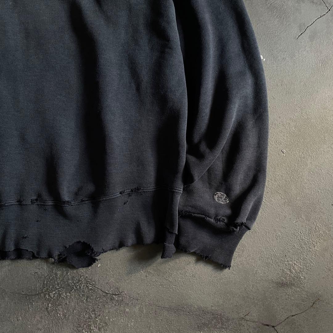 90's grunge is dead“ペイント“USA製“boro sweat