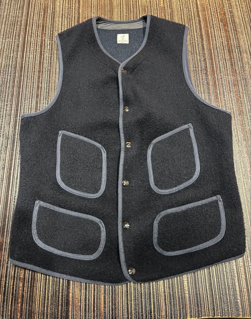 ANATOMICA ブラウンズビーチ ベスト ネイビー サイズ40 - メルカリ