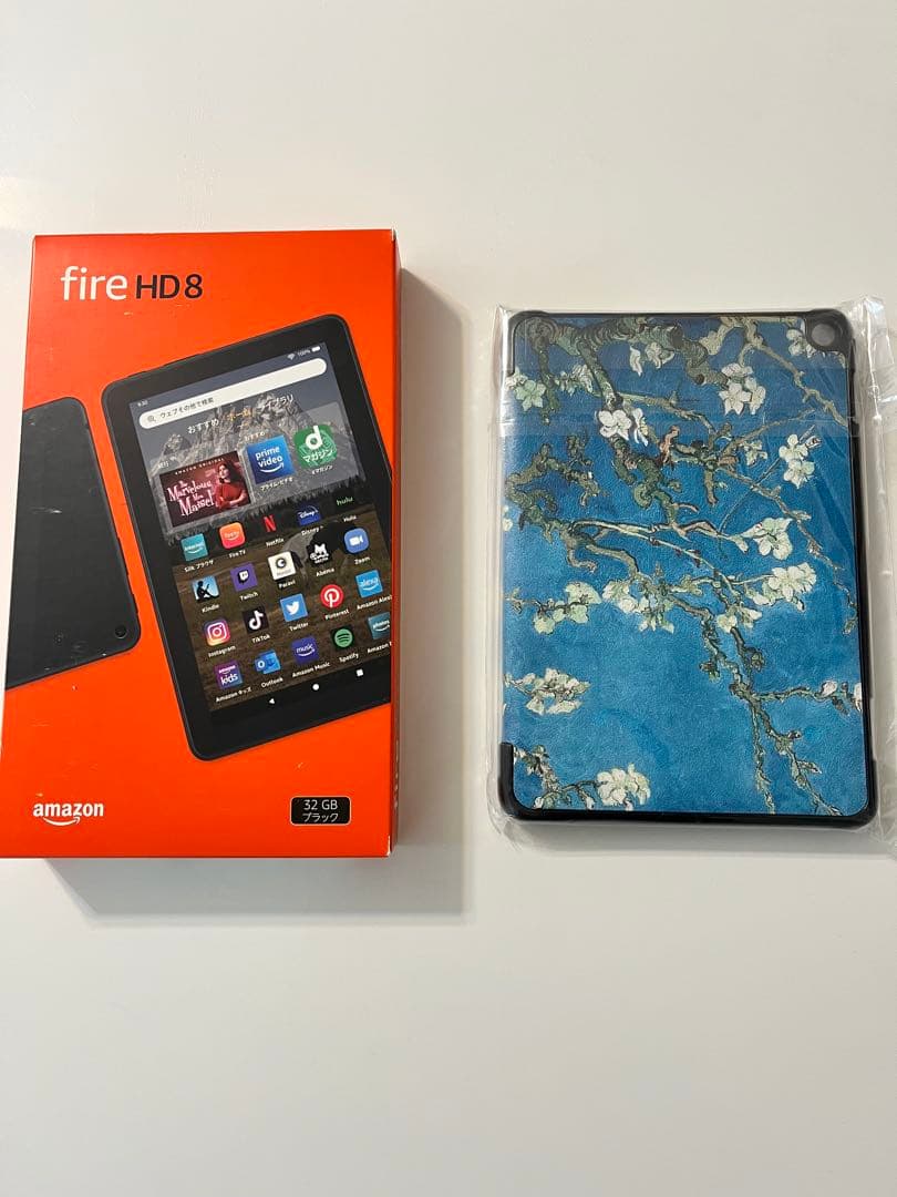 ⭐️『新品未開封』Fire HD8 第12世代➕『新品未開封』専用カバー⭐️ Fire HD 8 / Fire HD 8 Plus (2022年発売 第12世代)用 Amazon純正