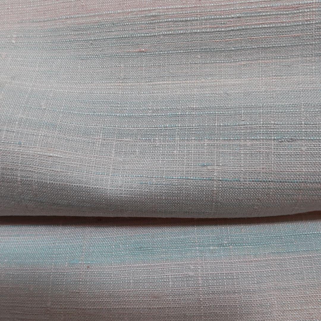 正絹 米沢 置賜紬 草木紅染紬 反物（118） - メルカリ