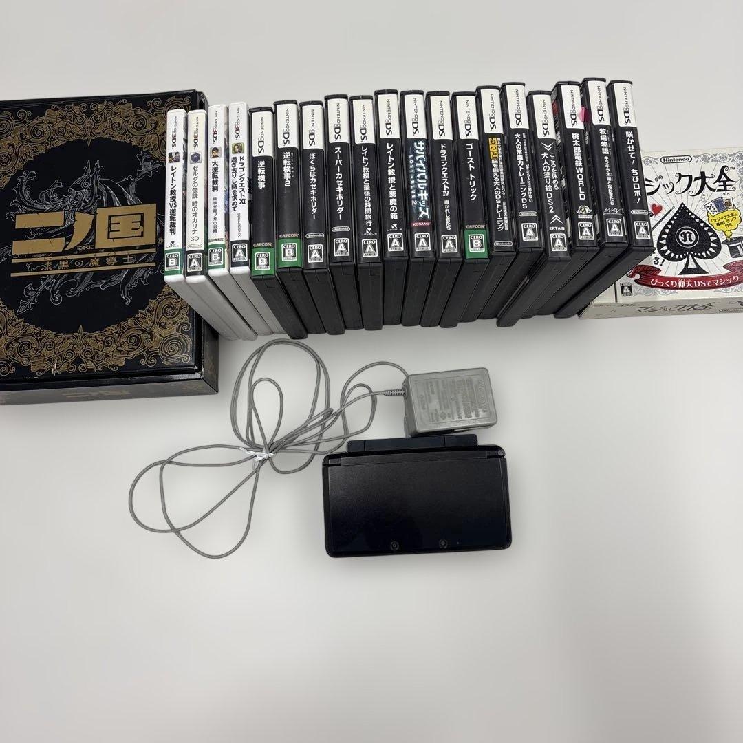 ニンテンドー3DS 本体とソフト21本SDカード付き ニンテンドー3DS 本体とソフト21本SDカード付き - メルカリ