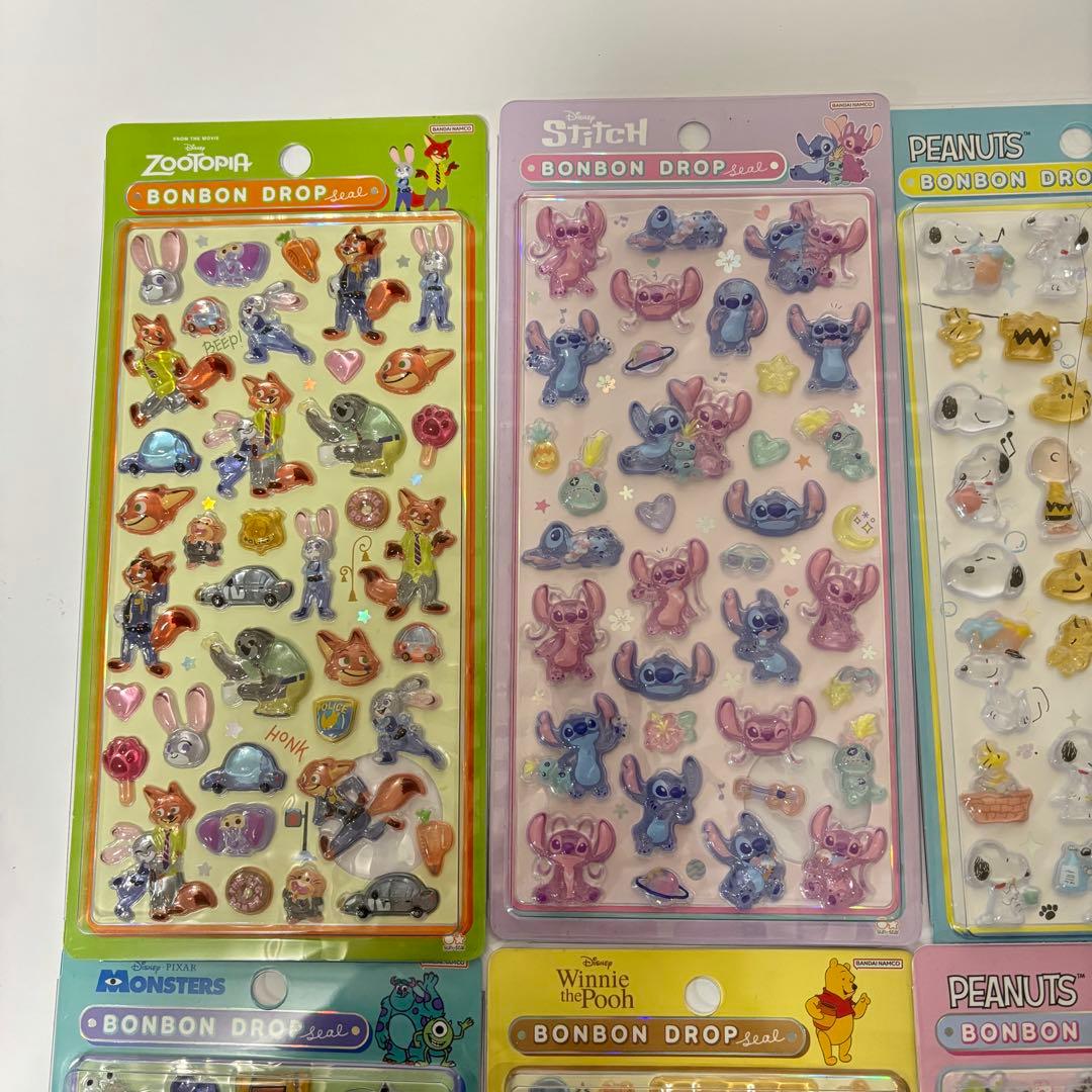正規品】ボンボンドロップシール ディズニー スヌーピー まとめ売り