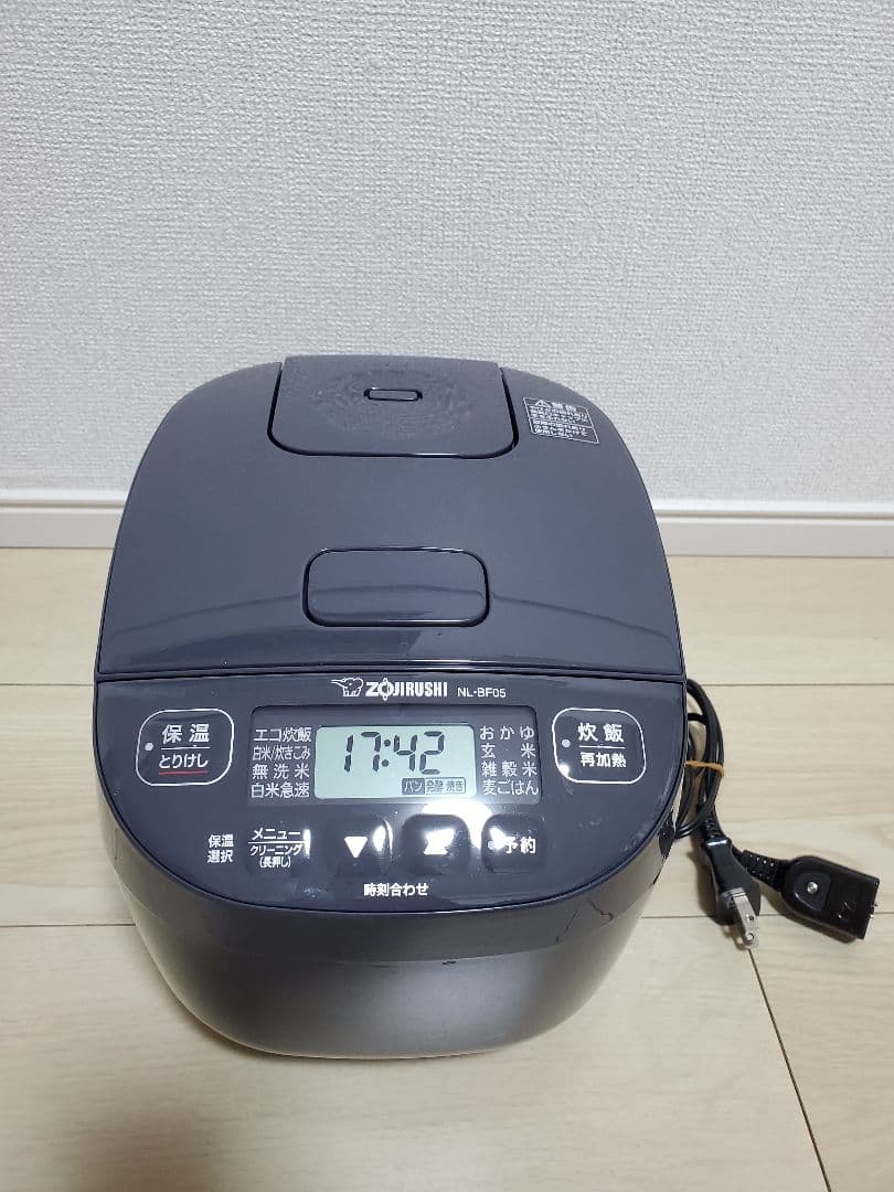 象印 NL-BF05 炊飯器 3合だき 極め炊き 象印 炊飯器 3合 マイコン炊飯ジャー 無洗米 雑穀米 NL-BF05