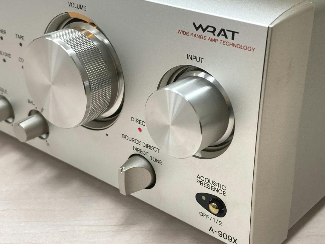 ☆整備済み☆ONKYO A-909X SPリレー交換済み 最上級機種 上美品①