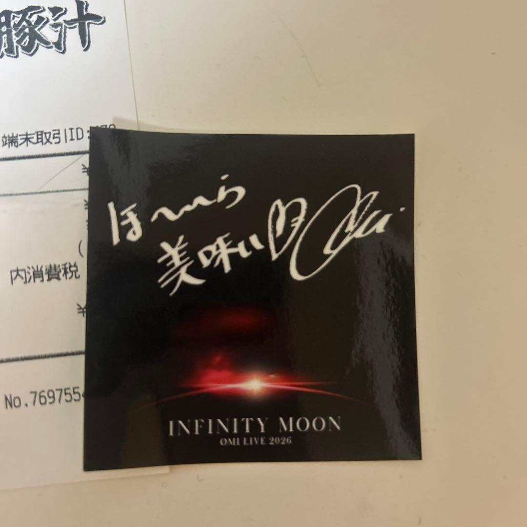 ØMI 豚汁ステッカー 会場限定 INFINITY MOON - メルカリ