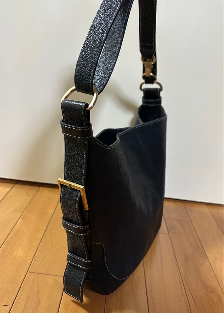 土屋鞄 AGIR アジール 2way スタイルショルダー トートバッグ 黒