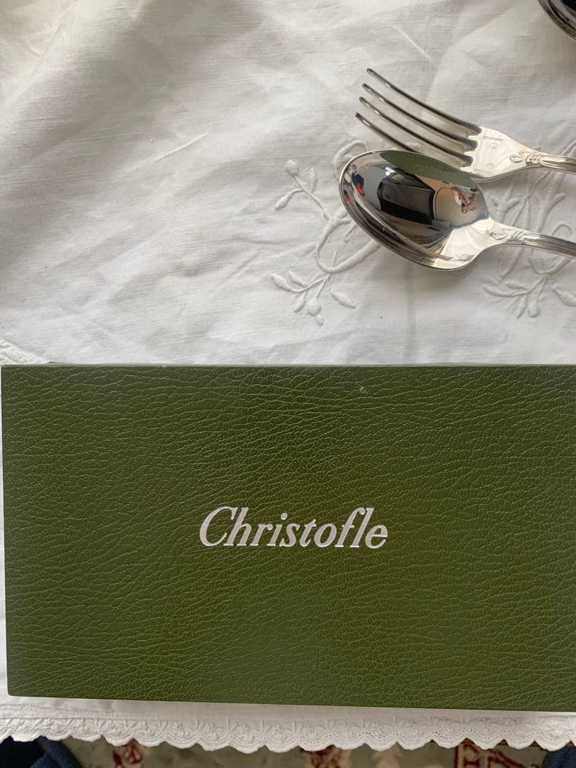 新品クリストフル マルリー スターリングシルバー925 3本セット 箱