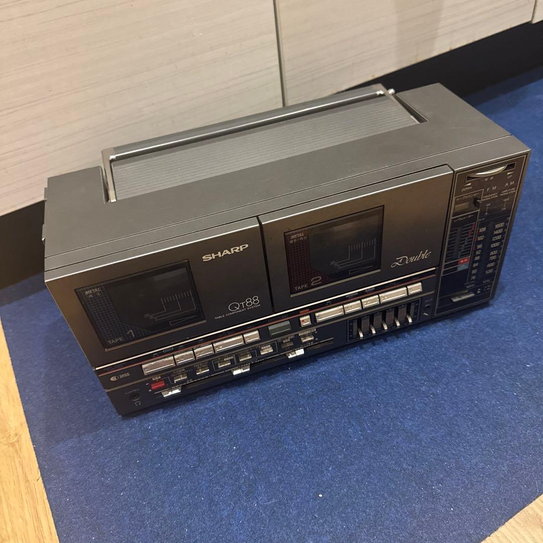 SHARP QT-88 カセットデッキ - メルカリ