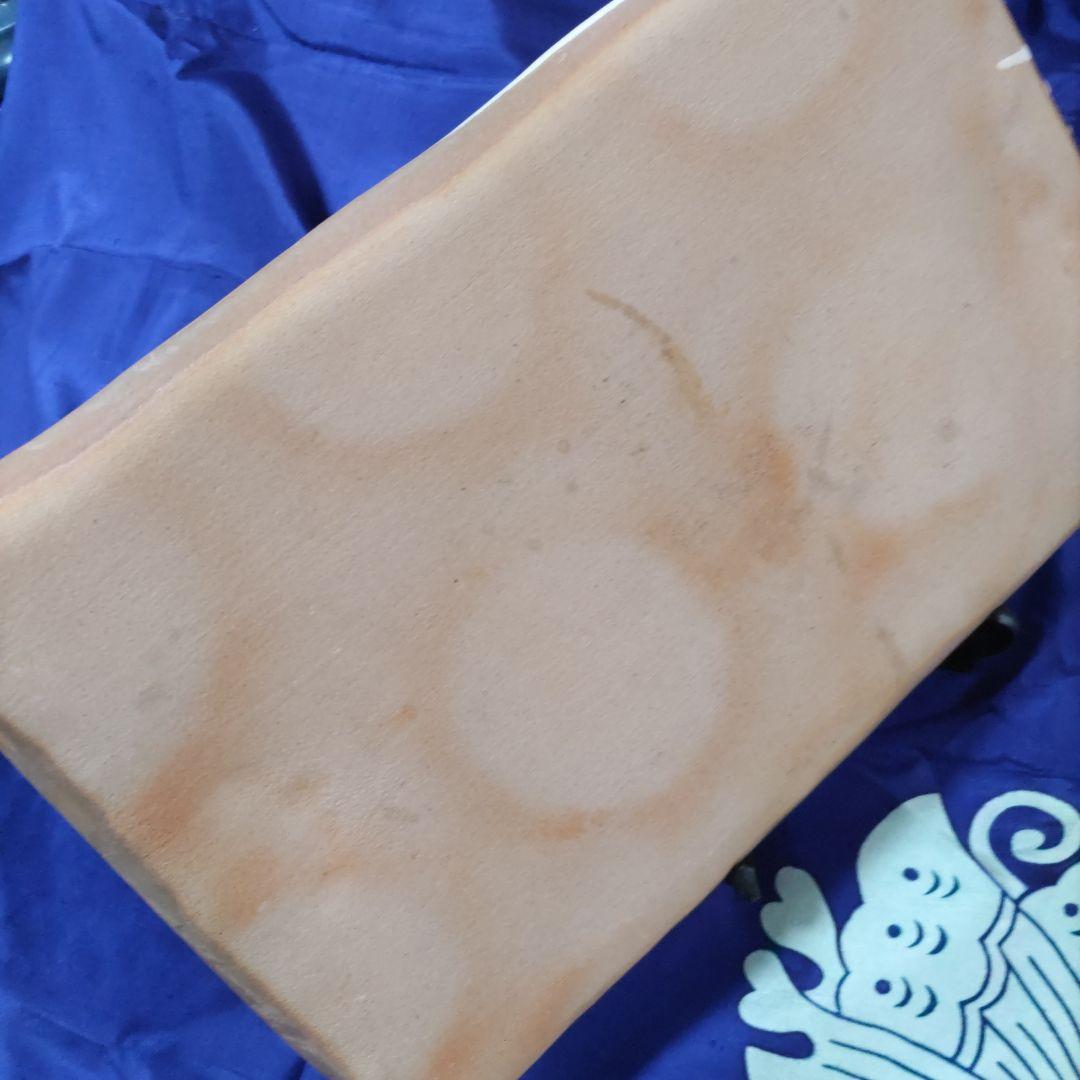 《手捻り、さくらの飾り皿》（長方形大皿）美品、オ―ドブル皿、インテリア1271