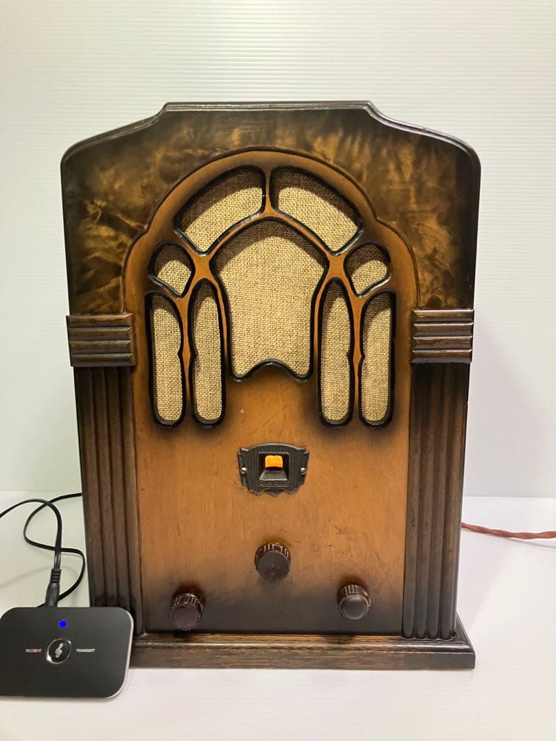 真空管ラジオ 完動品 外部入力端子付き - メルカリ