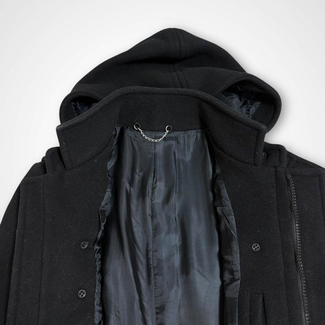 08AW ニコラ期 バレンシアガ ダッフルコート ミリタリー チン