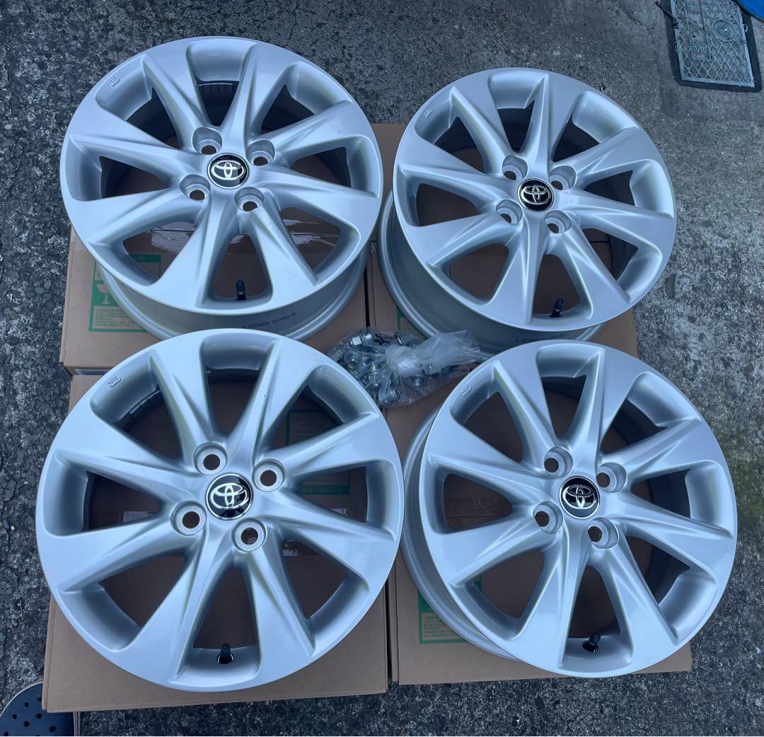 ☆トヨタ 新型アクア 純正アルミホイール 15インチ 4本セット 新車外し