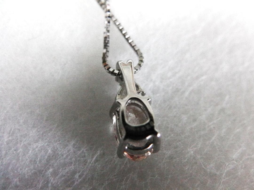 カロママさま専用：ドラゴンガーネット 0.5ct + ダイヤモンド ペンダント