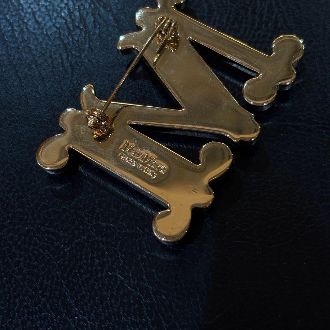 美品◆MAXMARA◆マックスマーラ \"M\" モノグラムクリスタルブロー