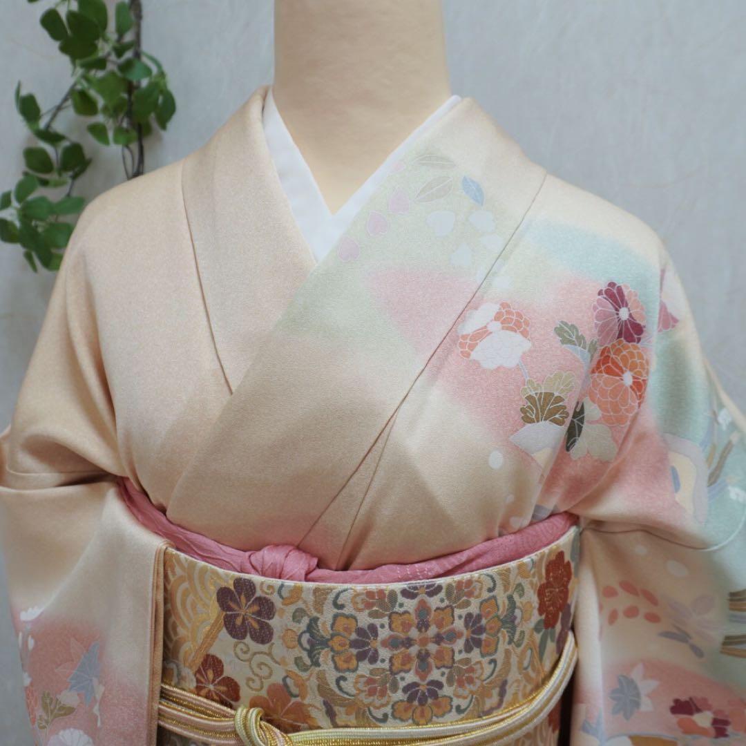 訪問着フルセット 290▪︎ 正絹 卒業式 入学式 お宮参り 七五三 披露宴