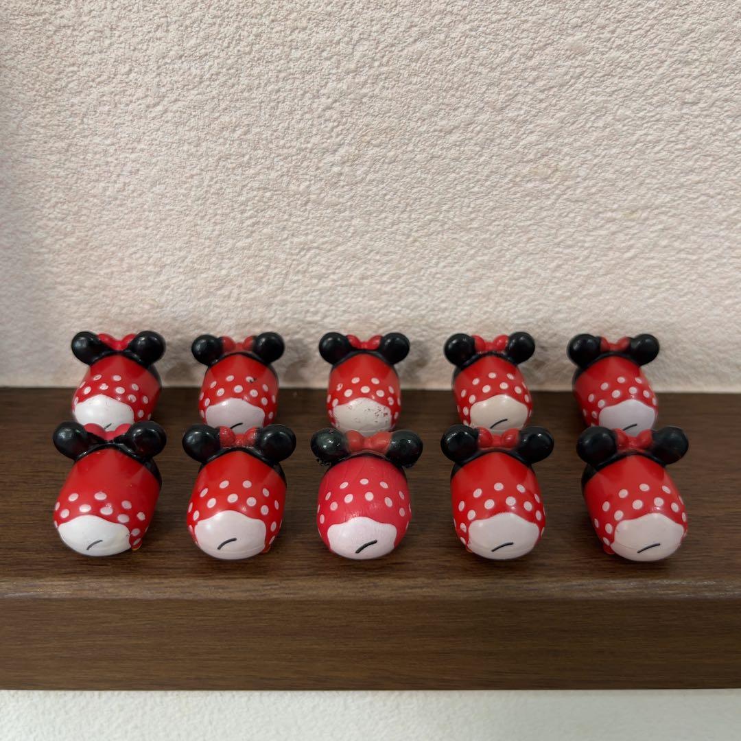 10個 】ツムツム バスボール 赤 ミニー×10 ディズニー マスコット