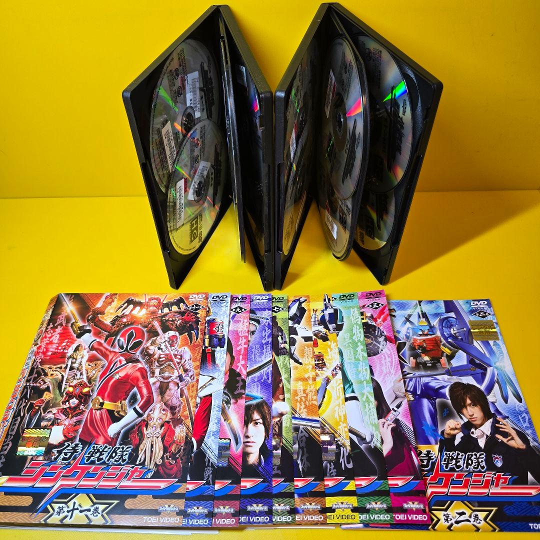 新品ケース交換済 侍戦隊シンケンジャー 全12巻+特別版 DVD全13巻