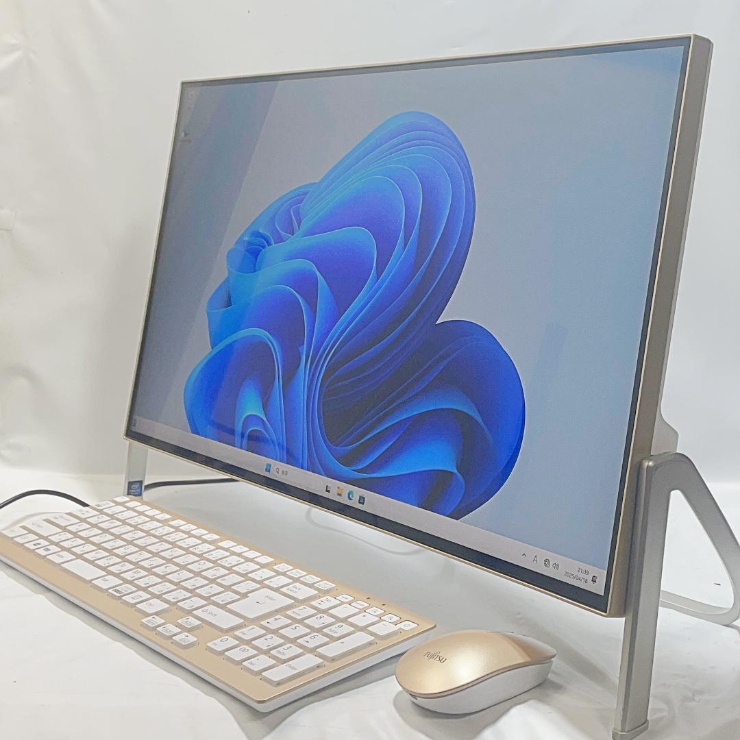 (2406)FMV ESPRIMO i7 1TB ブルーレイ 美品 ゴールド デスクトップ