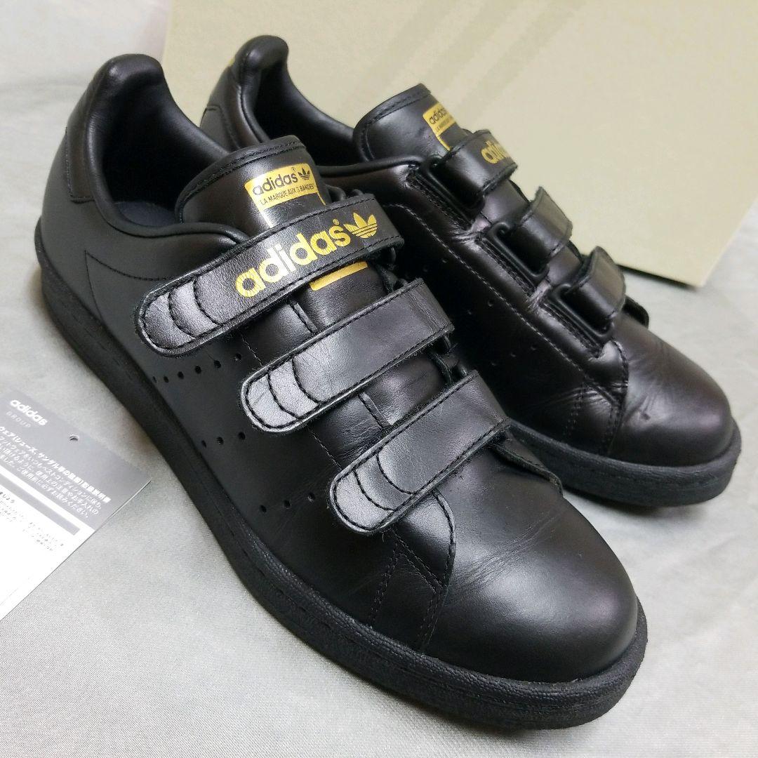 アディダス マスター ベルクロ スニーカー 黒金 adidas MASTER25