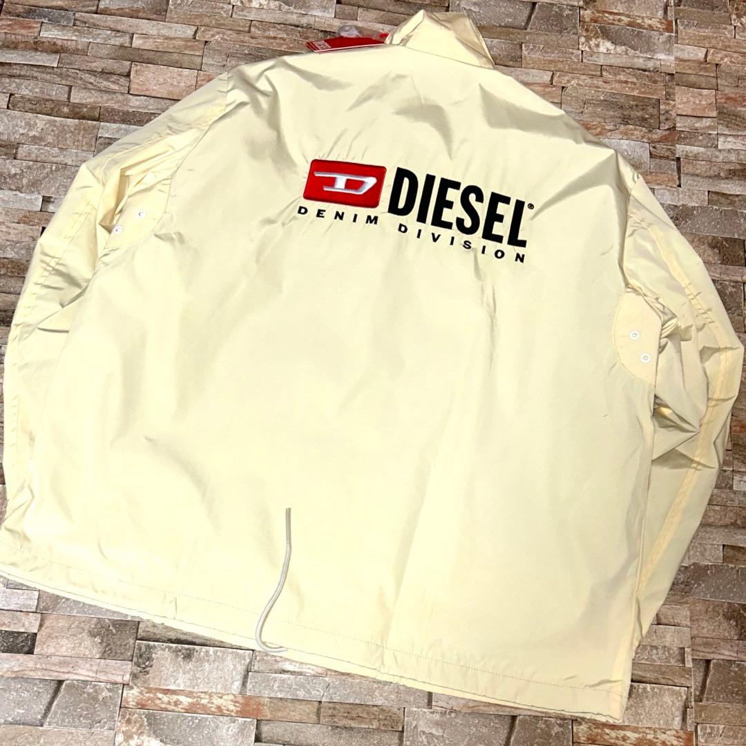 新品】DIESEL ディーゼル／刺繍ロゴ コーチジャケット ブルゾン XL