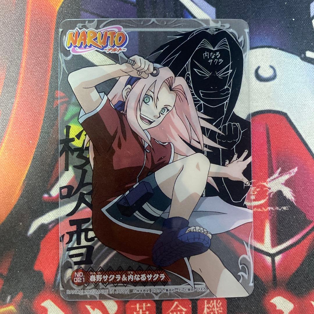 ナルト トレカ クリアカード 春野サクラ＆内なるサクラ No.021 - メルカリ