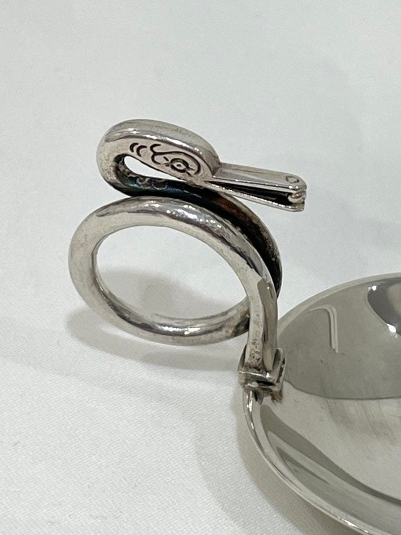 激レア！英国製 ブリタニアシルバー958 純銀スプーン 36.3g ホールマーク