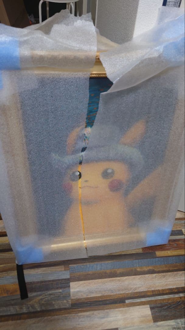 ゴッホピカチュウキャンバスアート金枠 Mサイズ 65cm×50cm - メルカリ