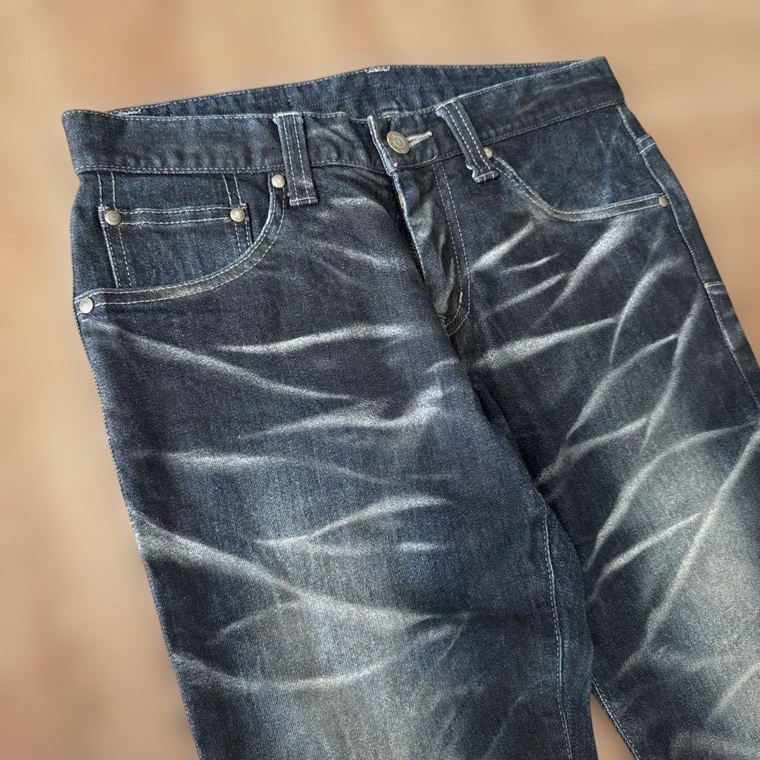 トルネードマート00s archive y2k平成ギャル男 フレアデニム 鬼ヒゲ