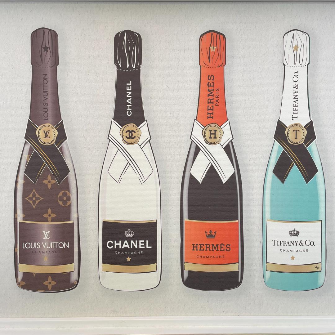 オマージュキャンバスアート「シャンパン6」マルティナ・パブロバ