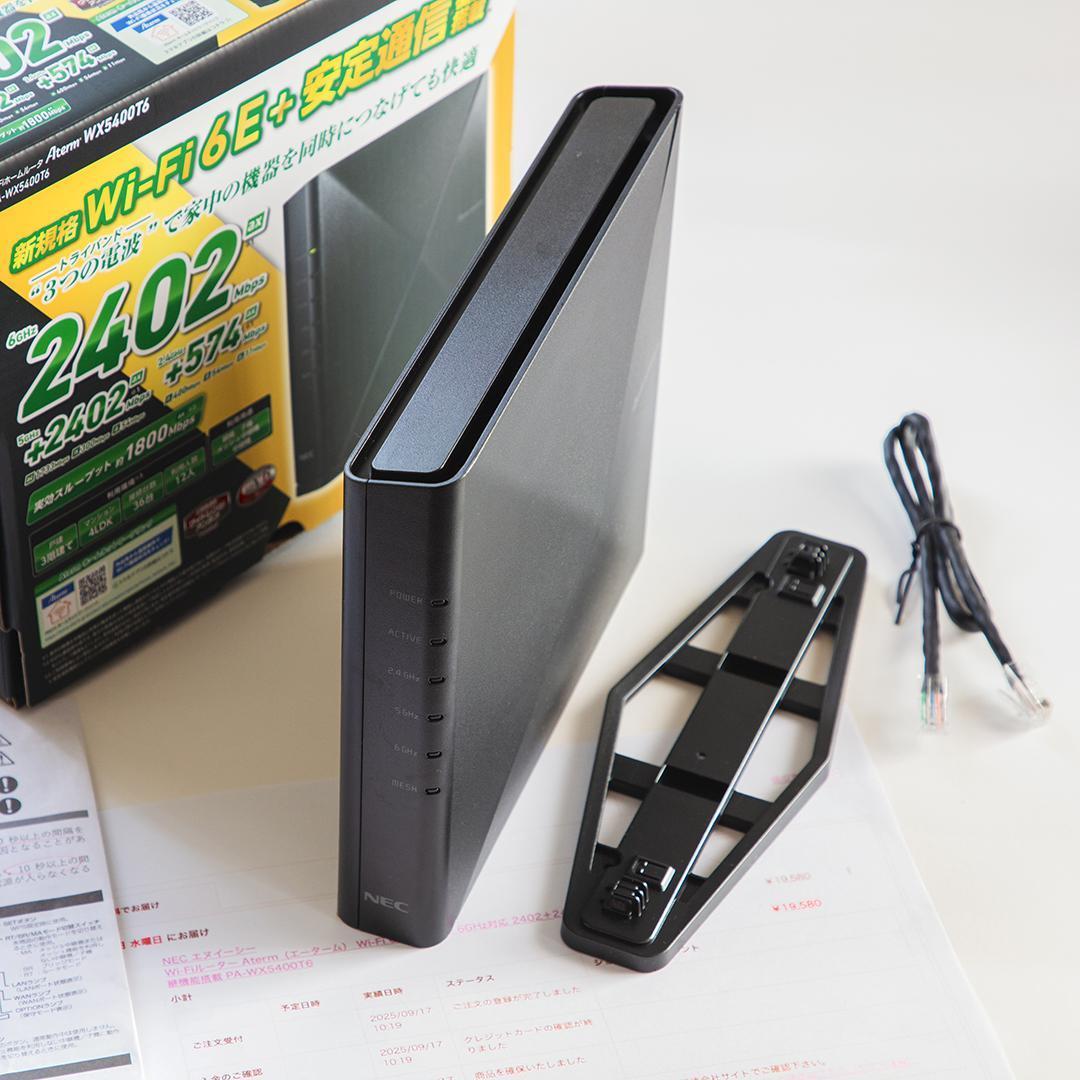 NEC Aterm 無線LAN ルーター PA-WX5400T6 31M1XiWcQdL.jpg