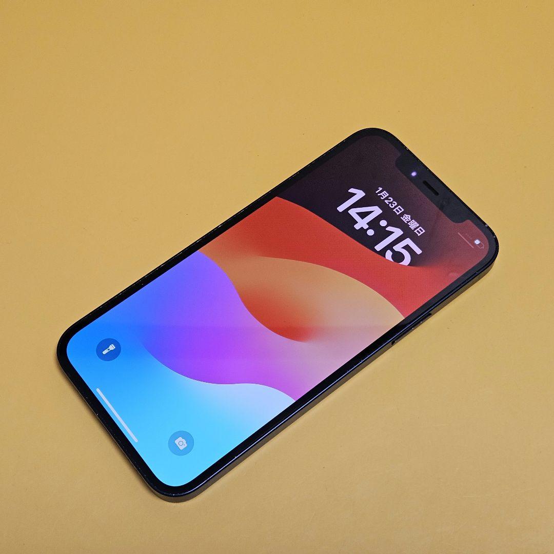 iPhone 12 64GB｜24時間以内発送#726 バッテリー80%未満】iPhone12 256GB ブルー MGJ33J/A A2402【国内版