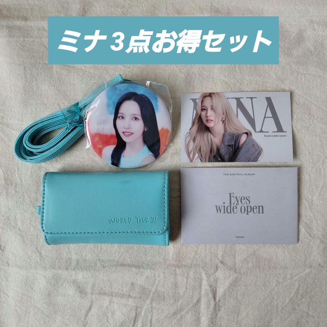 おまけ付きTWICE ミナ】キーケース+ミナトレカ +缶バッチ - メルカリ
