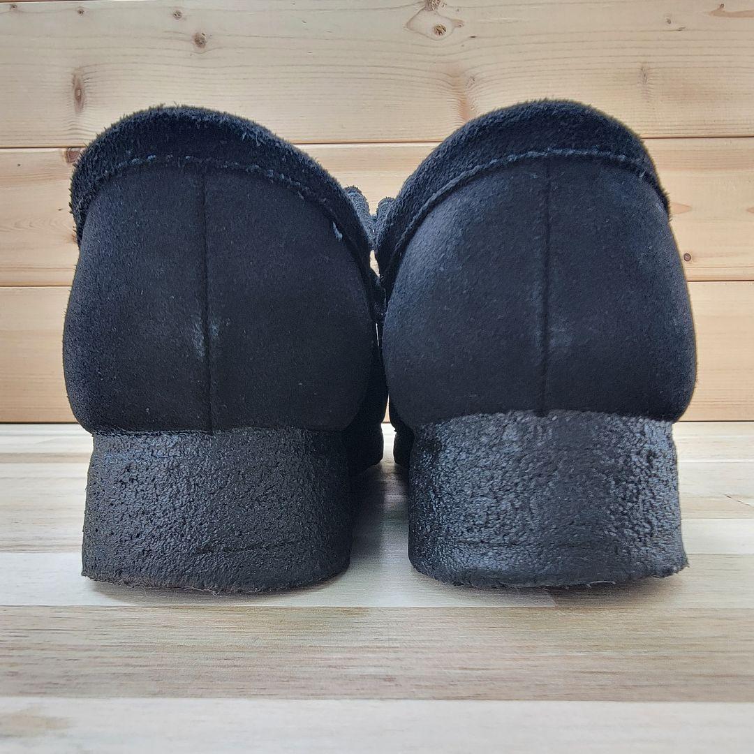 クラークス ワラビー ロー カット ブラック スエード UK3.5 22.5cm