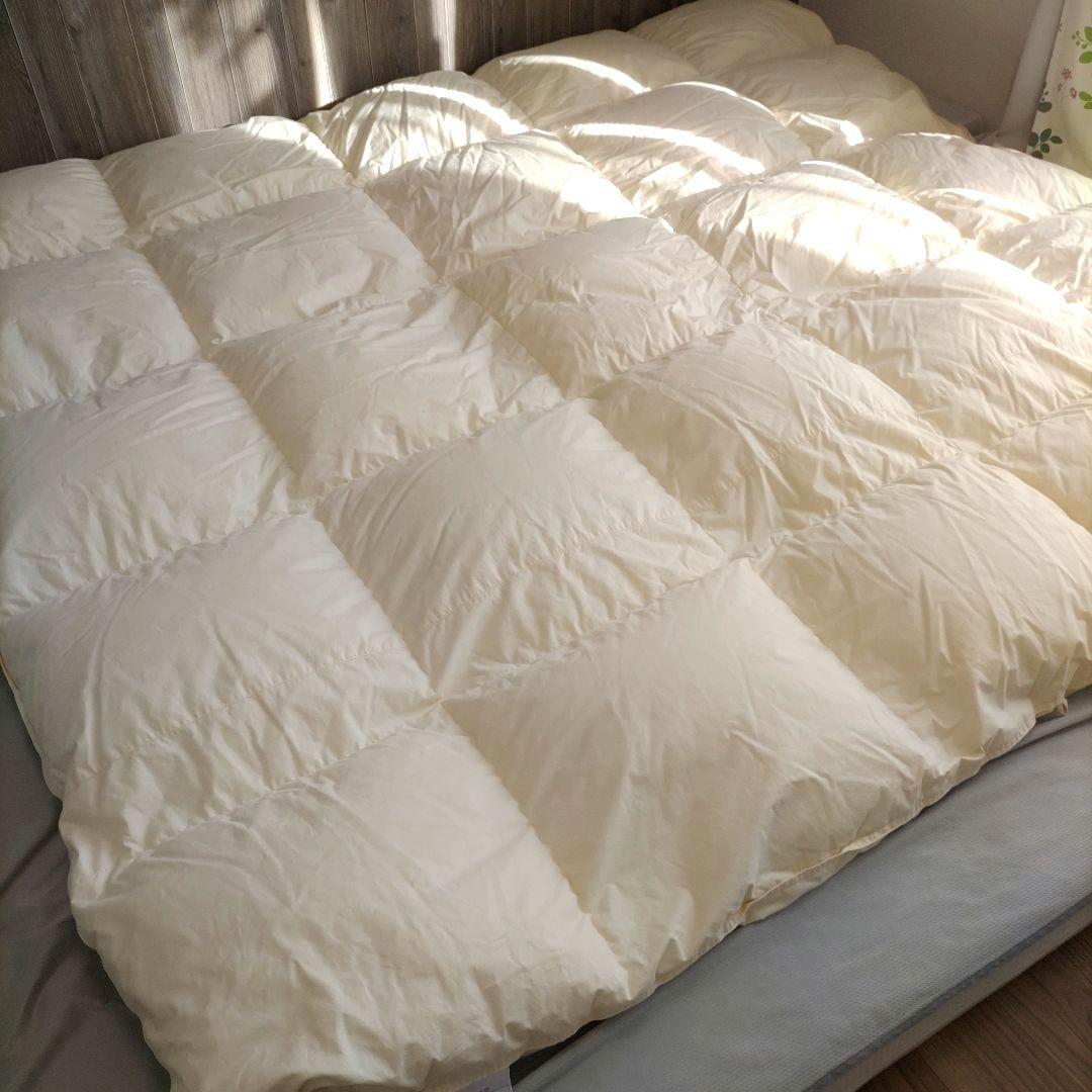 高品質ダウン羽毛布団 ダブル DL 190x210cm