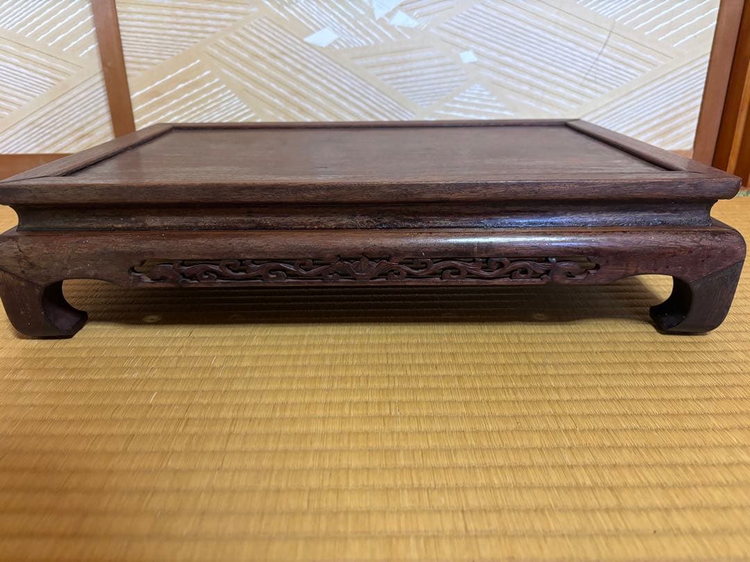 盆栽台 花台 飾り台 花瓶台 サイドテーブル 木製 ビンテージ