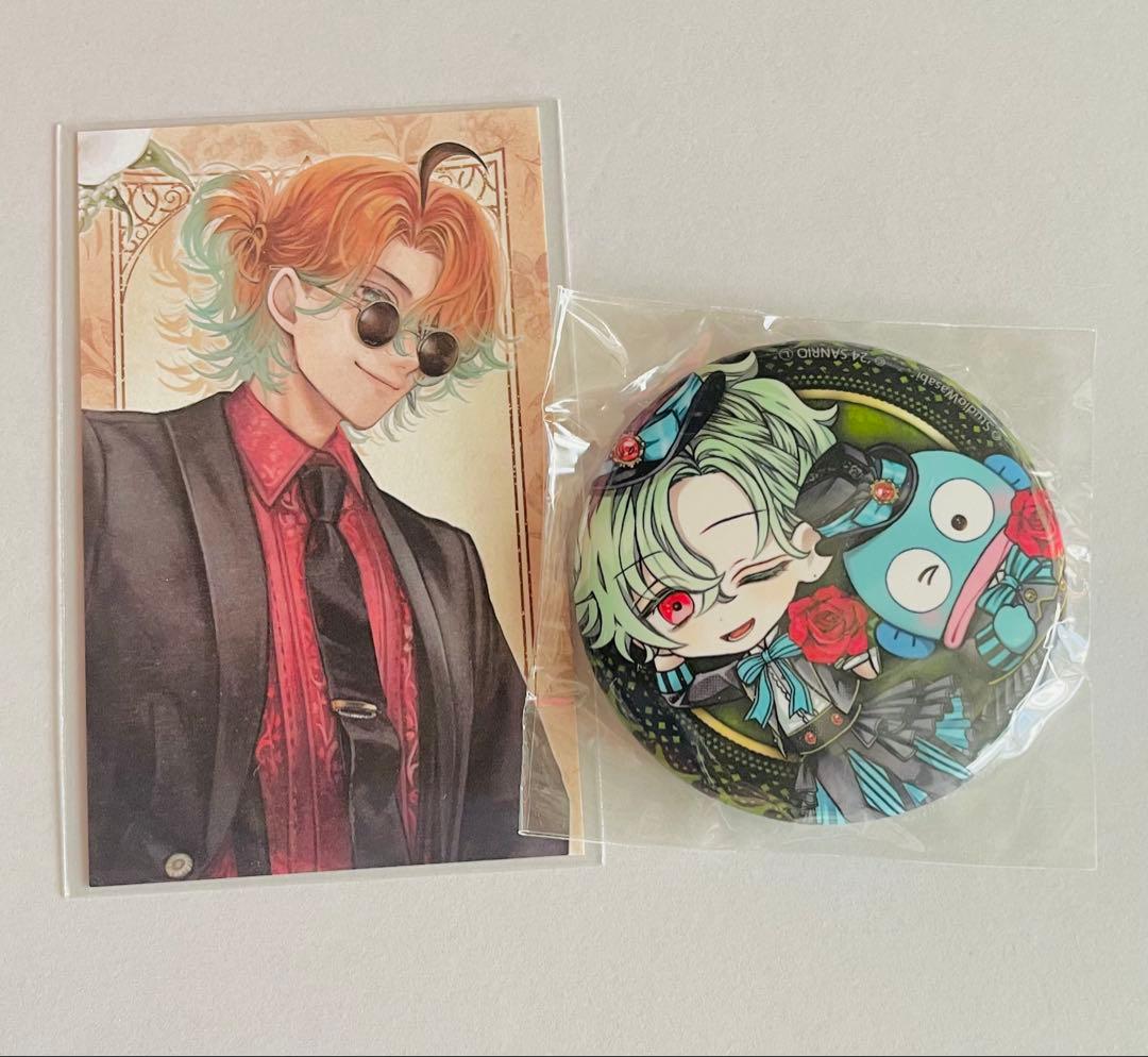 悪魔執事と黒い猫 あくねこ テディ 花束カード ハナマル サンリオ 缶