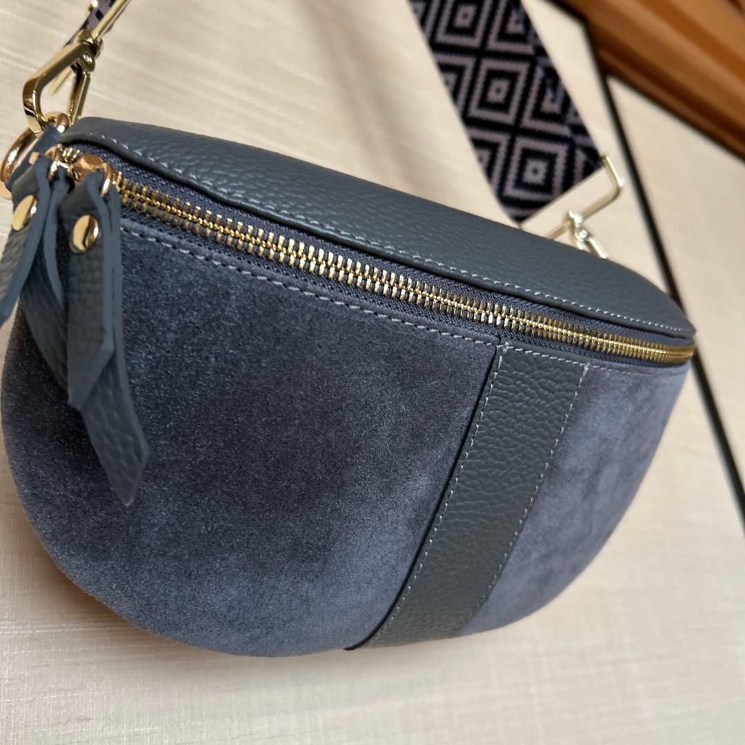 ELIE BEAUMONT ボディバッグ グレー